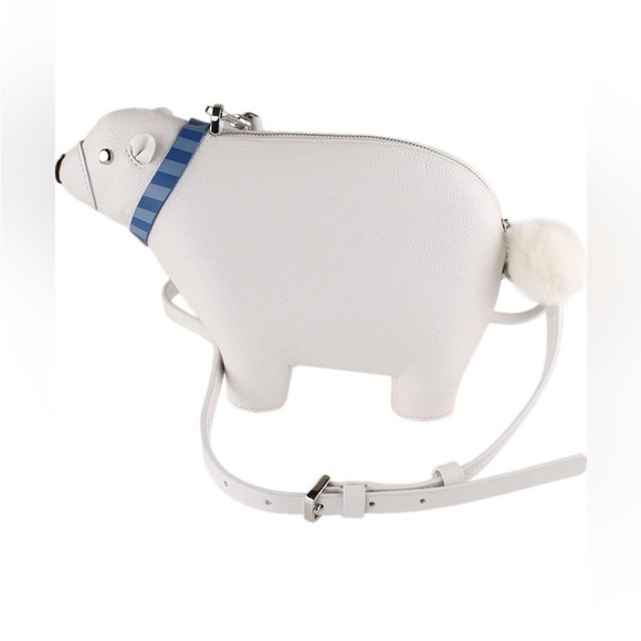 Kate Spade Polar Bear Crossbody, “Artic friends” Leather Bag, NWT $329 - Picture 4 of 5